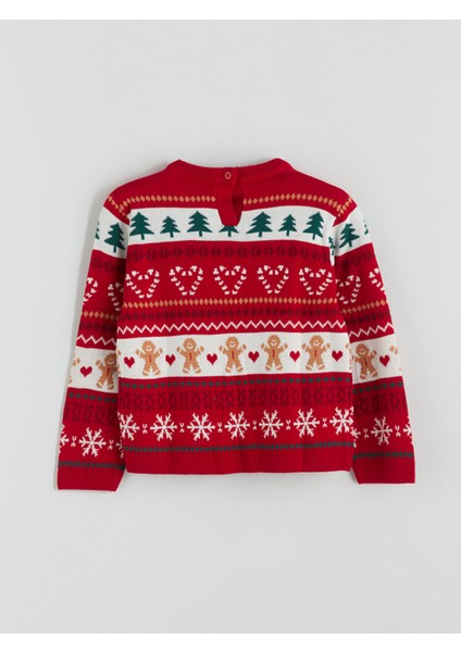 Yeni Sezon Yılbaşı Temalı Kız Çocuk Kazak modelleri