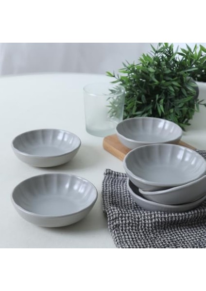 Mat Gri Çerezlik/sosluk 12 cm 6 Adet 995 fiyatları