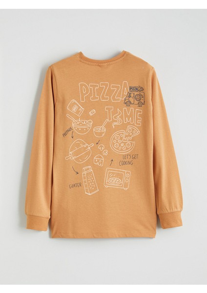 Yeni Sezon Bisiklet Yaka Erkek Çocuk Pijama Takımı fırsatları