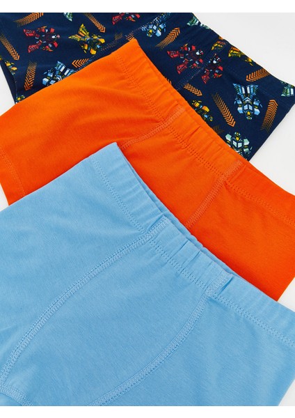 Yeni Sezon Baskılı Erkek Çocuk Boxer 3'lü modelleri