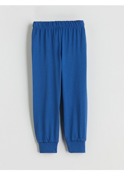 Yeni Sezon Bisiklet Yaka Erkek Çocuk Pijama Takımı indirimleri