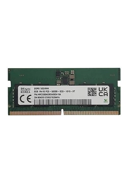 Sk Hynıx 32GB Ddr5 5600MHZ Notebook Ram HMCG88AGBSA092N
