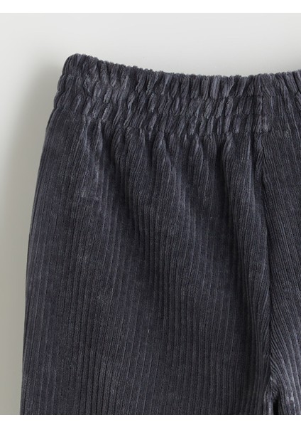 Yeni Sezon Beli Lastikli Kız Çocuk Kadife Eşofman Altı fiyatları