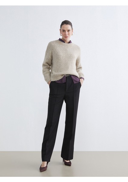 Yeni Sezon Bisiklet Yaka Kadın Triko Kazak fiyatları