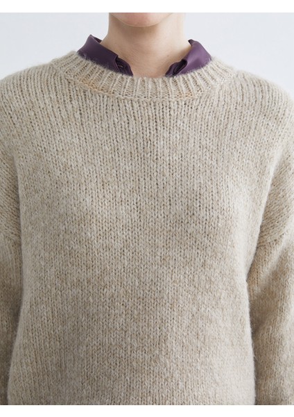 Yeni Sezon Bisiklet Yaka Kadın Triko Kazak modelleri