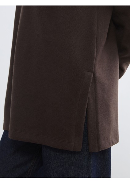 Yeni Sezon Dik Yaka Kadın Sweatshirt Tunik modelleri