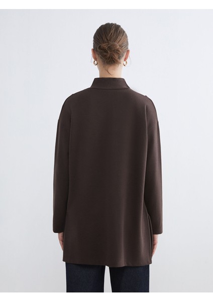 Yeni Sezon Dik Yaka Kadın Sweatshirt Tunik fırsatları