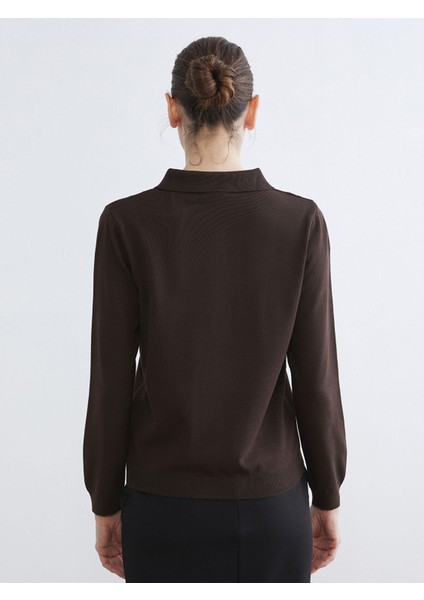 Yeni Sezon Polo Yaka Kadın Triko Kazak fırsatları