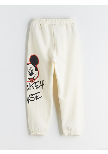 Yeni Sezon Beli Lastikli Mickey Mouse Baskılı Erkek Çocuk Jogger Eşofman Altı fırsatları