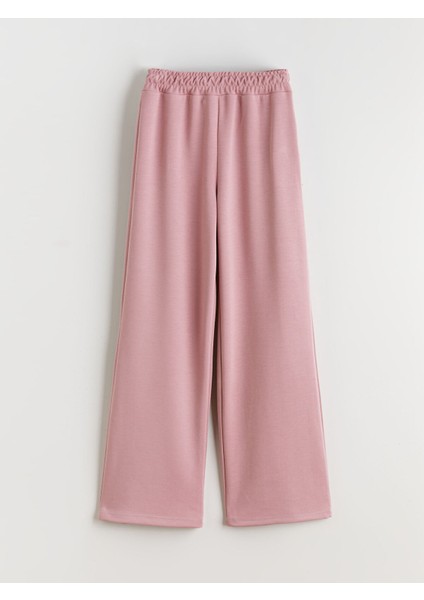 Yeni Sezon Beli Lastikli Kız Çocuk Eşofman Altı