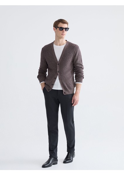 Yeni Sezon Standart Kalıp V Yaka Erkek Triko Hırka fiyatları