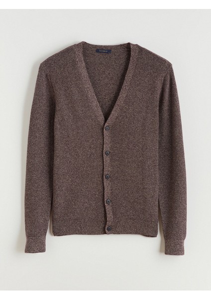 Yeni Sezon Standart Kalıp V Yaka Erkek Triko Hırka indirimleri