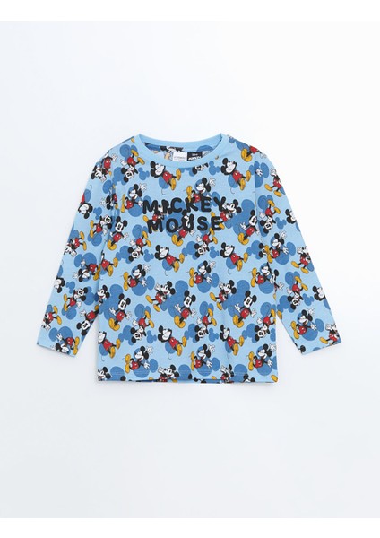 Yeni Sezon Mickey Mouse Baskılı Erkek Çocuk Pijama Takımı fiyatları