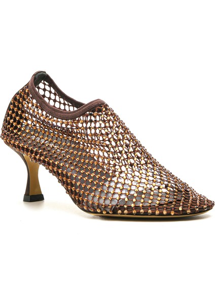 Woven Kahve Tekstil Kadın Stiletto & Abiye fiyatları