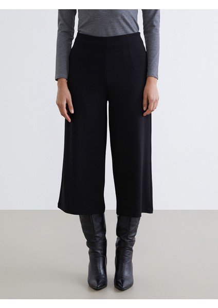 Yeni Sezon Beli Fermuarlı Geniş Paça Kadın Pantolon fiyatları