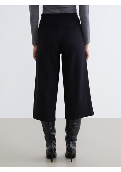 Yeni Sezon Beli Fermuarlı Geniş Paça Kadın Pantolon fırsatları