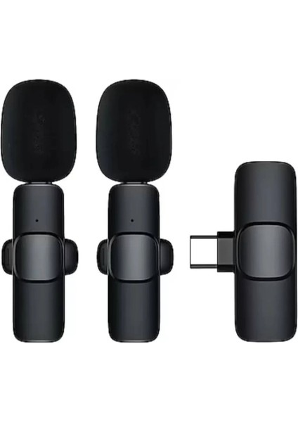 ZR106 K9 Ikili Type-C Mikrofon