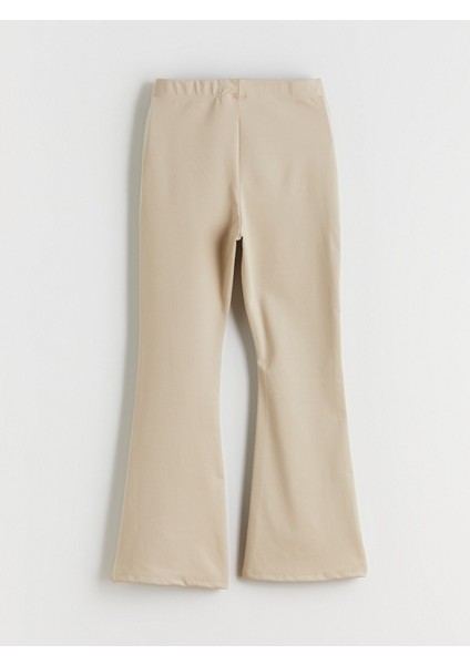 Yeni Sezon Beli Lastikli Ispanyol Paça Kız Çocuk Tayt indirimleri