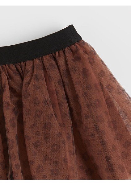 Yeni Sezon Beli Lastikli Desenli Kız Çocuk Tütü Etek fiyatları