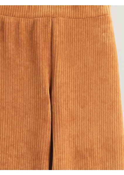 Yeni Sezon Beli Lastikli Kadife Kız Çocuk Eşofman Altı fırsatları