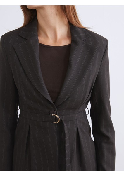 Yeni Sezon Çizgili Kadın Blazer Ceket modelleri