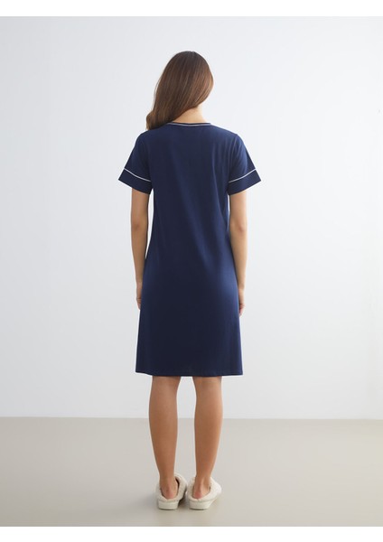 Yeni Sezon Bisiklet Yaka Baskılı Hamile Gecelik fırsatları