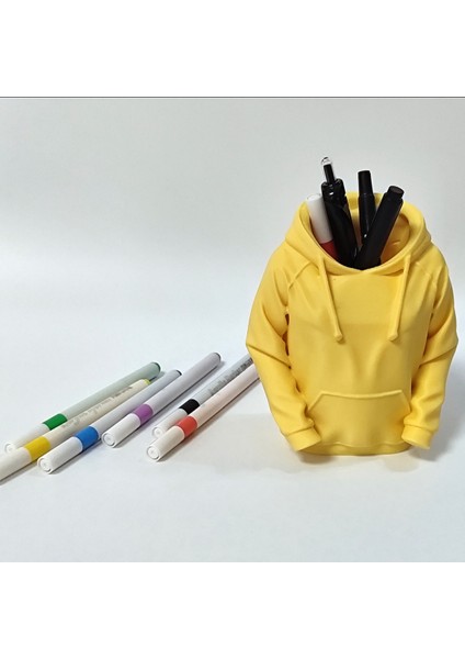 Hoodie Kalemlik – 3D Baskı Sweatshirt Masaüstü Kalem Organizeri modelleri