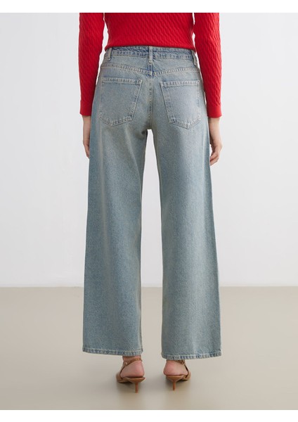 Yeni Sezon Wideleg Kadın Jean Pantolon fırsatları