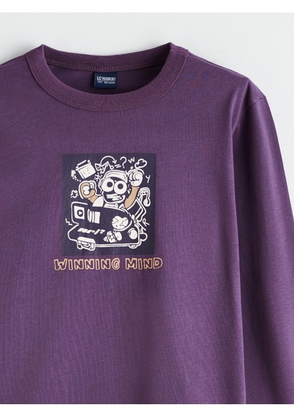 Yeni Sezon Bisiklet Yaka Baskılı Erkek Çocuk Tişört modelleri