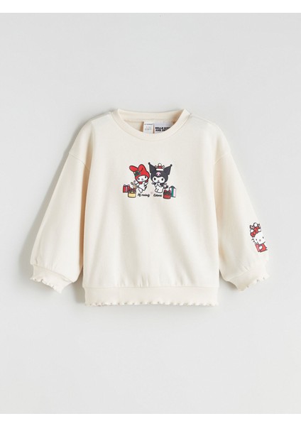 Yeni Sezon Hello Kitty Baskılı Kalın Kız Bebek Sweatshirt fiyatları