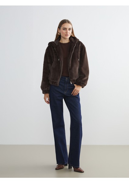 Yeni Sezon Kapüşonlu Kadın Kürk Ceket fiyatları