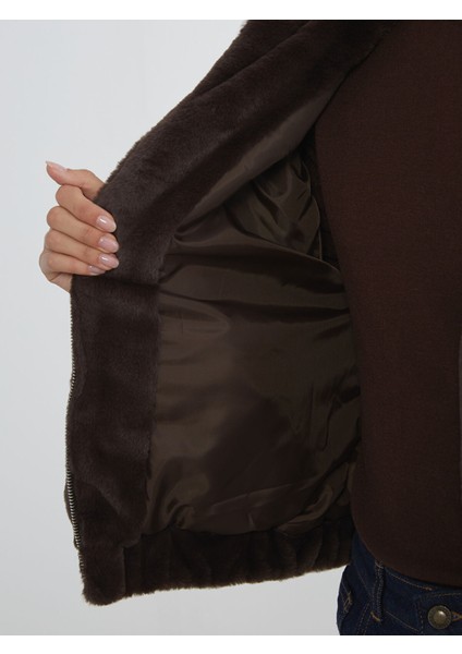 Yeni Sezon Kapüşonlu Kadın Kürk Ceket fırsatları