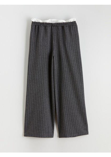 Yeni Sezon Beli Lastikli Pileli Kız Çocuk Pantolon modelleri