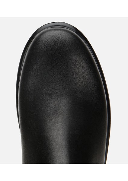 02BOH315340A100 ERKEK Deri Siyah Lastik Detaylı Comfort Chealsea Bot indirimleri