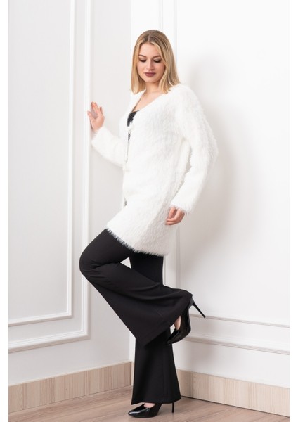 Softcloud Peluş Bağcıklı Cozy Hırka