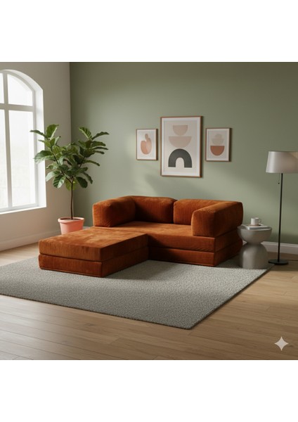 Yeny Fitilli Kadife | Köşe Koltuk | 200X200 Köşe Takımı | Modüler Köşe Takımı | Yataklı L Koltuk | Fitilli Kadife | Kılıflar Yıkanabilir modelleri