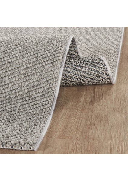 7/24 Iskandinav Premium Lina Gri Salon Mutfak Halısı Yolluk
