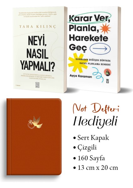 Neyi, Nasıl Yapmalı? - Karar Ver, Planla, Harekete Geç/ayça Karaman