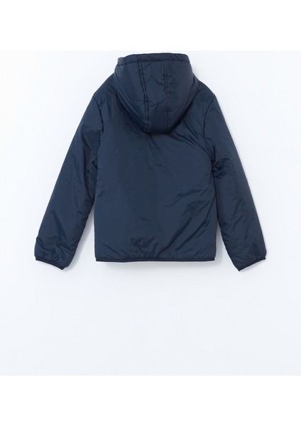 Yeni Sezon Kapüşonlu Fenerbahçe Baskılı Erkek Çocuk Mont modelleri