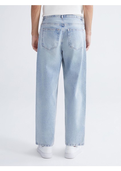 Yeni Sezon Baggy Fit Erkek Jean Pantolon fırsatları