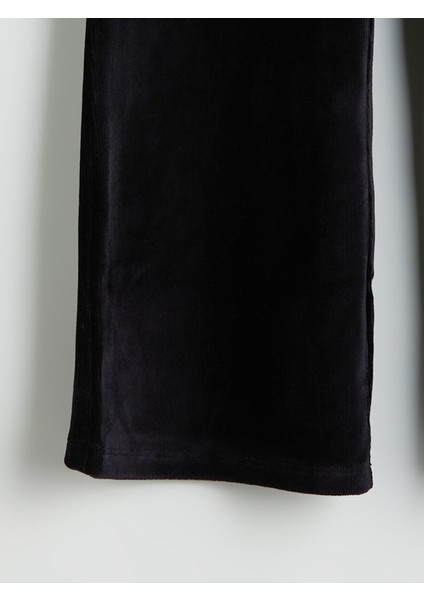 Yeni Sezon Beli Lastikli Ispanyol Paça Kadife Kız Çocuk Tayt fiyatları