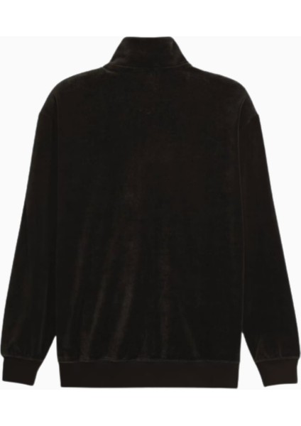 Essentials Elevated Velour Track Erkek Siyah Ceket indirimleri