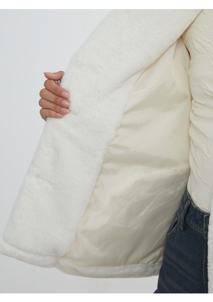 Yeni Sezon Ceket Yaka Kadın Pelüş Mont fırsatları