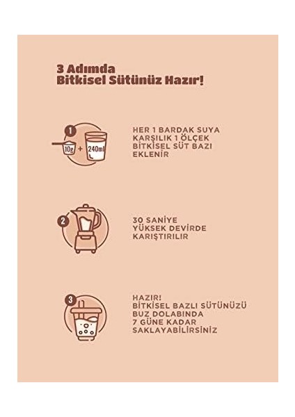 Plantero Fındık Sütü Konsantresi (250GR,%100 Fındık, Şekersiz, 6 Litre Süt) fiyatları