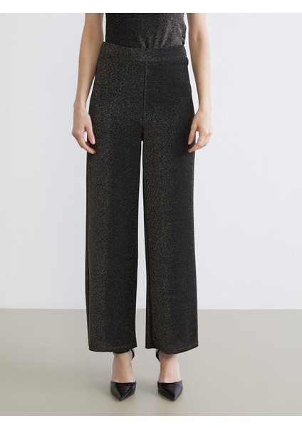 Yeni Sezon Beli Lastikli Parlak Görünümlü Kadın Pantolon fiyatları