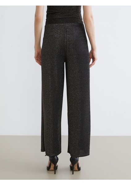 Yeni Sezon Beli Lastikli Parlak Görünümlü Kadın Pantolon fırsatları