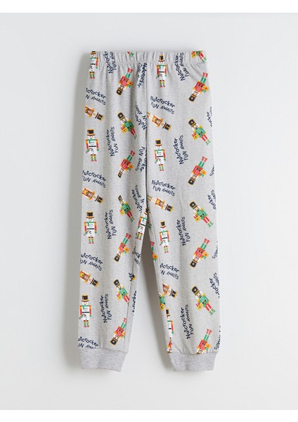 Yeni Sezon Bisiklet Yaka Baskılı Erkek Çocuk Pijama Takım indirimleri