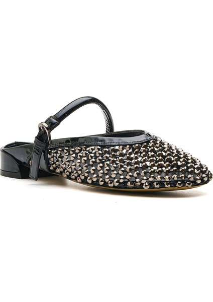 Sorıa Siyah Tekstil Kadın Topuklu Terlik fiyatları
