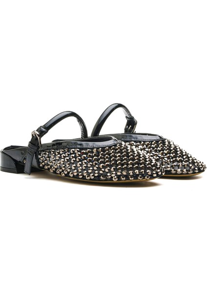 Sorıa Siyah Tekstil Kadın Topuklu Terlik modelleri