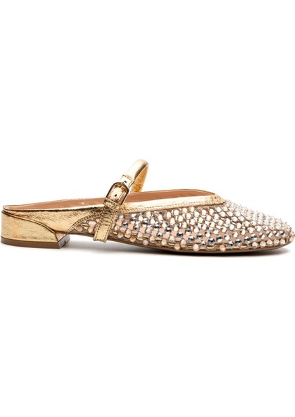 Sorıa Altın Tekstil Kadın Topuklu Terlik